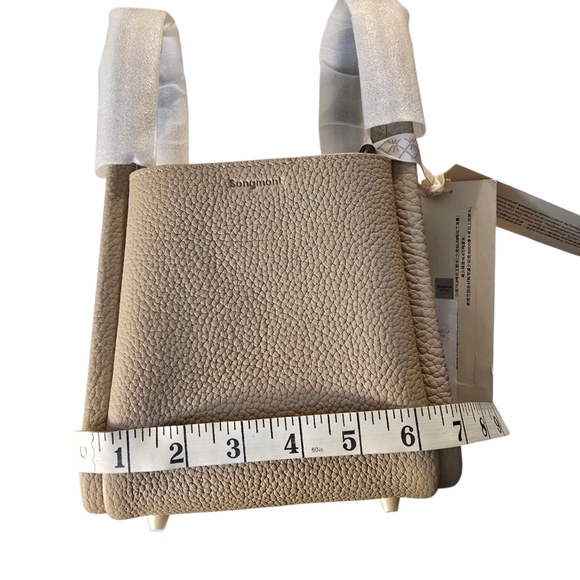 Songmont Small Song Bag Cream Apricot With Crossbody Strap & Detachable Wallet - Picture 8 of 13